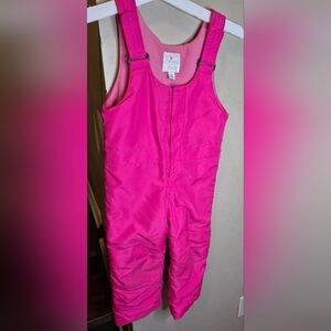 Kids Pink Pink Winter Snowsuit 4T